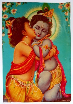 Radha Krishna 43 Hinduismo Pinturas al óleo